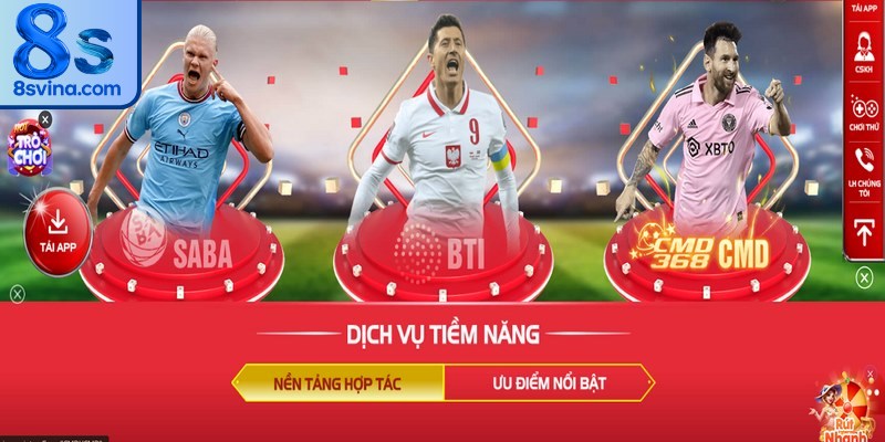 Danh mục game hấp dẫn 8S đang cung cấp siêu phong phú
